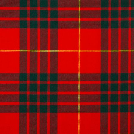 Cameron Clan Modern Medium Weight Tartan Fabric-Front