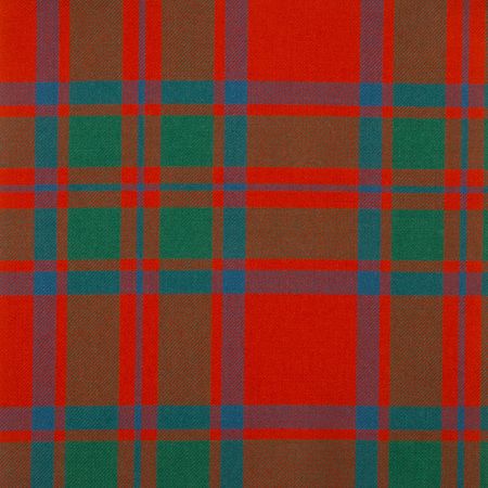 MacIntosh Clan Ancient Medium Weight Tartan Fabric-Front