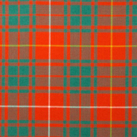 Bruce Ancient Light Weight Tartan Fabric-Front