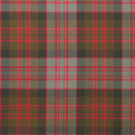 Macdonald Clan Weathered Light Weight Tartan Fabric-Front