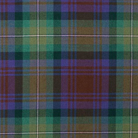 Isle of Skye Heavy Weight Tartan Fabric-Front