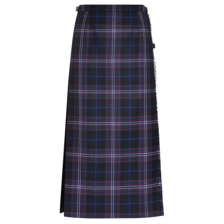 Ladies Tartan Kilted Long Hostess Skirt
