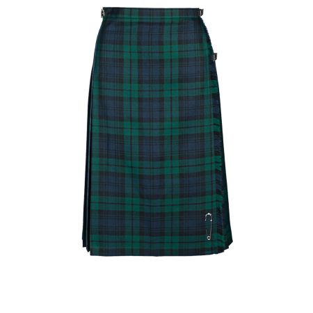 Black Watch Modern Ladies Tartan Classic Kilted Skirt
