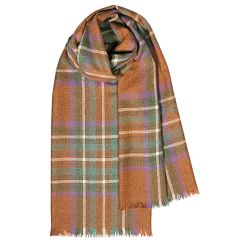 Brock Stewart Rust Luxury Fine Wool Scarf