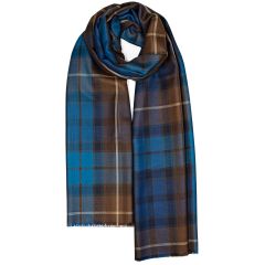 Alba Buchanan Blue Extra Fine Merino Stole