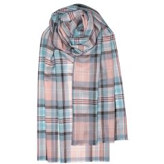 Diana, Princess of Wales Memorial Rose Tartan Extra Fine Merino Stole