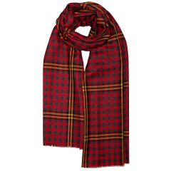 Red Red Rose Tartan Extra Fine Merino Stole