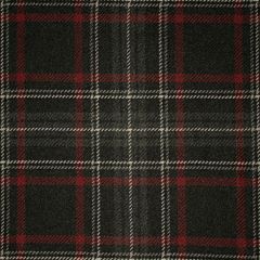 Bracken Stewart Graphite Heavyweight Wool Tartan Fabric