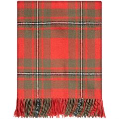 MacGregor Weathered Tartan Lambswool Blanket