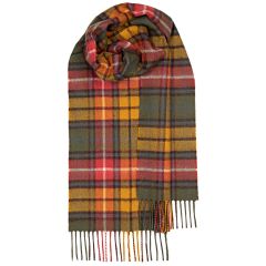 Bowhill Buchanan Antique Tartan Lambswool Scarf