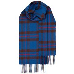 Bowhill Elliot Modern Tartan Lambswool Scarf