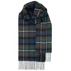 Bowhill Ferguson Modern Tartan Lambswool Scarf