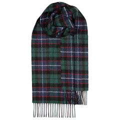 Bowhill Galbraith Modern Tartan Lambswool Scarf