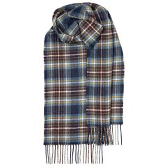 Bowhill Holyrood Modern Tartan Lambswool Scarf