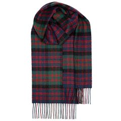 Bowhill MacDonald Clan Modern Tartan Lambswool Scarf