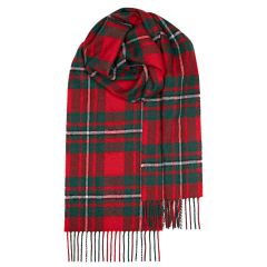 Bowhill MacGregor Modern Tartan Lambswool Scarf