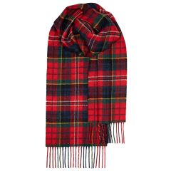 Bowhill MacPherson Clan Modern Tartan Lambswool Scarf