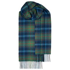 Bowhill New York City Tartan Lambswool Scarf