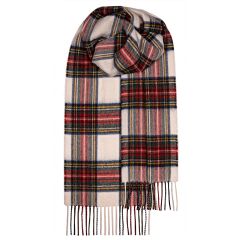 Bowhill Stewart Dress Modern Tartan Lambswool Scarf