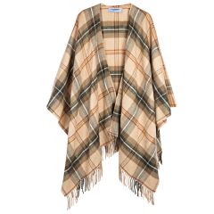 Alice Saskatchewan Weathered Canadian Tartan Lambswool Serape