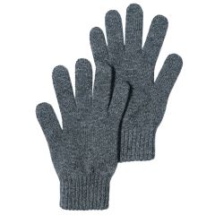 Mens Luxury Dark Granite Grey Cashmere Gloves