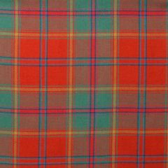 All Ireland Red Irish Lightweight Tartan Fabric