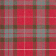 Fraser Red Weathered Lightweight Tartan Fabric