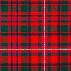 MacKinnon Red Modern Heavyweight Tartan Fabric