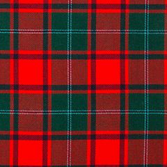 MacPhail Red Modern Heavyweight Tartan Fabric
