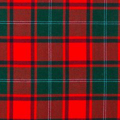 MacPhail Red Modern Heavyweight Tartan Fabric