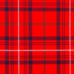 Rose Red Modern Heavyweight Tartan Fabric