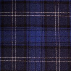 Navy Highland Granite Heavyweight Tartan Fabric