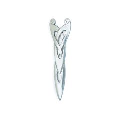 Celtic Kilt Pin in Polished Pewter