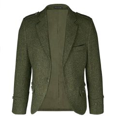 Beaters Green Shetland Tweed Argyll Kilt Jacket