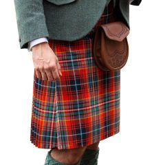 Mens Traditional 8 Yard Scottish Wool Strome Heavy Weight Kilt