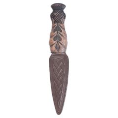 Brown Thistle Daywear Sgian Dubh