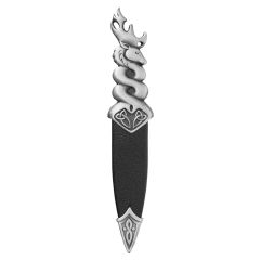 Glenfinnan Sgian Dubh in Matt Pewter