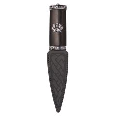 Torridon Blackwood Thistle Sgian Dubh with Plain Top 