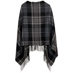 Georgia MacRae Hunting Grey Lambswool Poncho