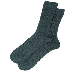 Mens Luxury Carbon Grey Cashmere Blend Socks - Medium