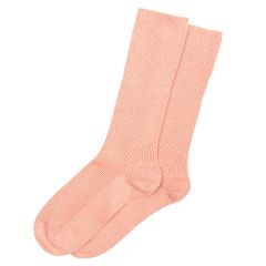 Ladies Luxury Sea Pink Cashmere Blend Socks