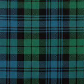 Campbell Ancient Medium Weight Tartan Fabric-Front