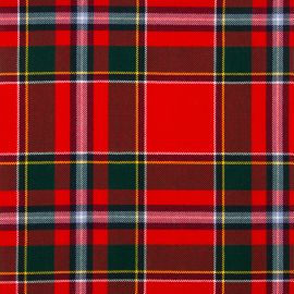 Drummond of Perth Modern Medium Weight Tartan Fabric-Front
