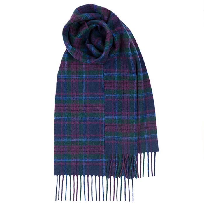 Beau Spirit of Scotland Modern Tartan Luxury Cashmere Scarf