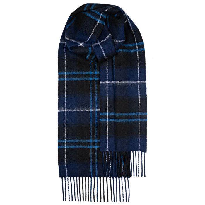 Bowhill Patriot Modern Tartan Lambswool Scarf