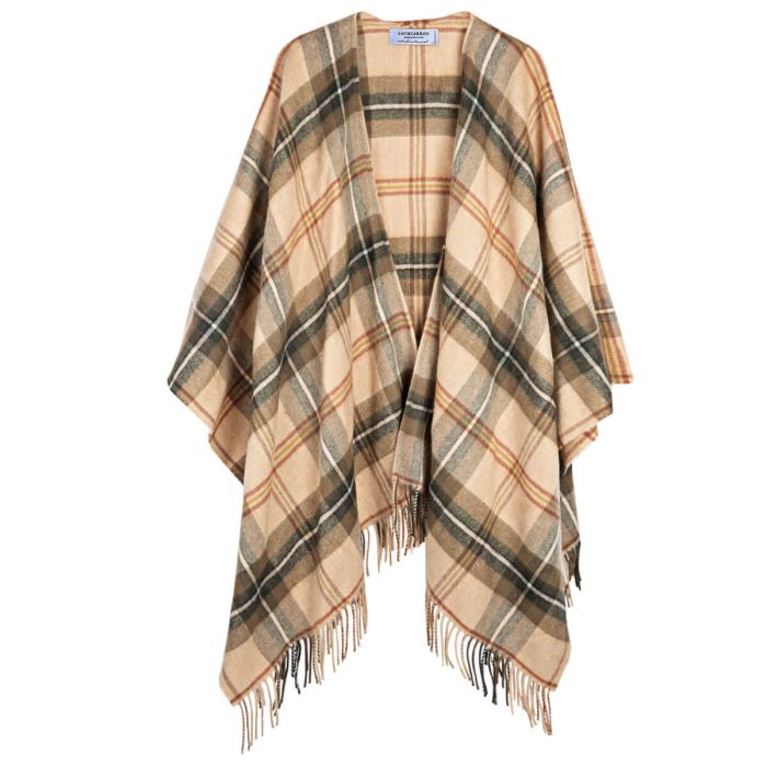 Alice Saskatchewan Weathered Canadian Tartan Lambswool Serape