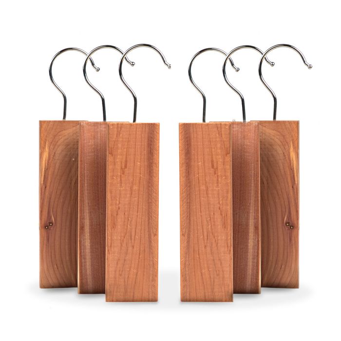Cedarwood Anti Moth Hanging Blocks - Pack of 6