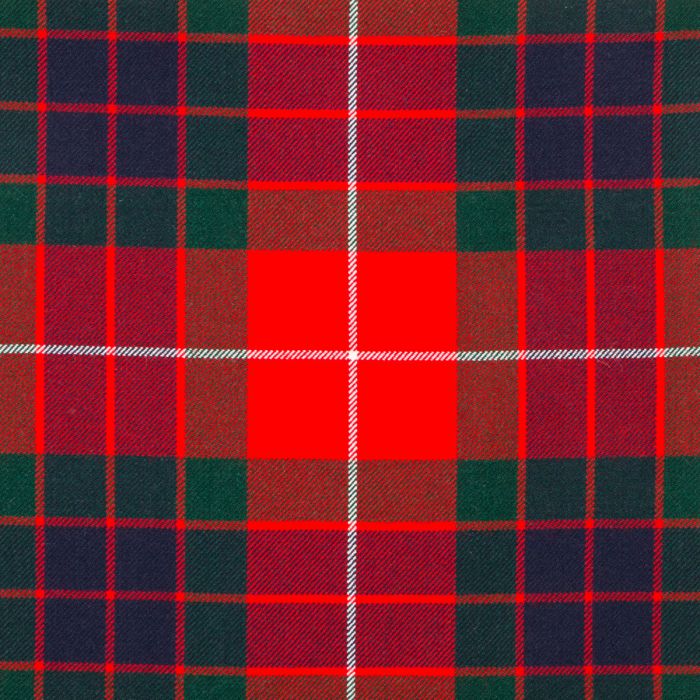 Fraser Red Modern Medium Weight Tartan Fabric