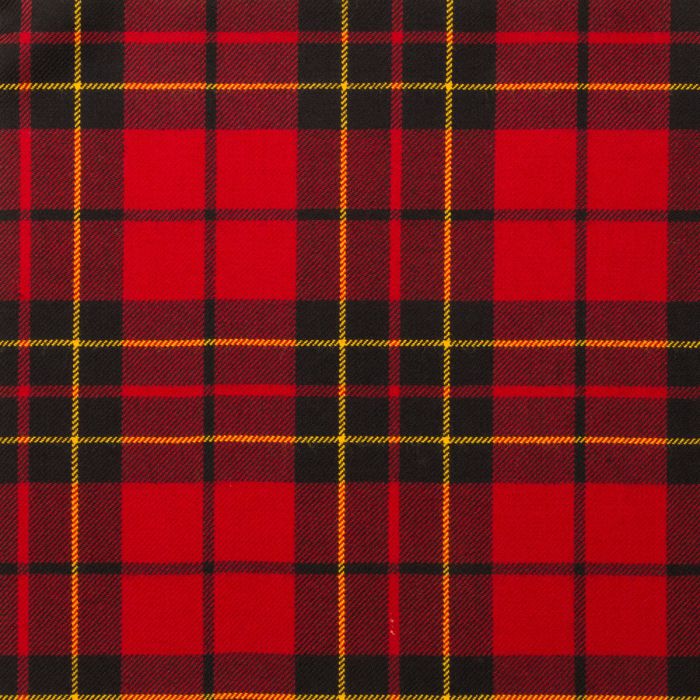 Brodie Red Modern Lightweight Tartan Fabric