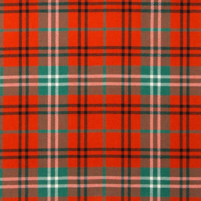 Morrison Red Ancient Lightweight Tartan Fabric